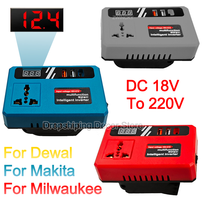 Outdoor Power Inverter - Güç çevirici DC 18V ila 220V