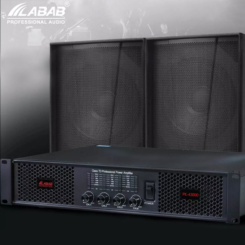 Outdoor Power Amplifier - LABAB PK-2600 Tek Kanallı Güçlü Mono