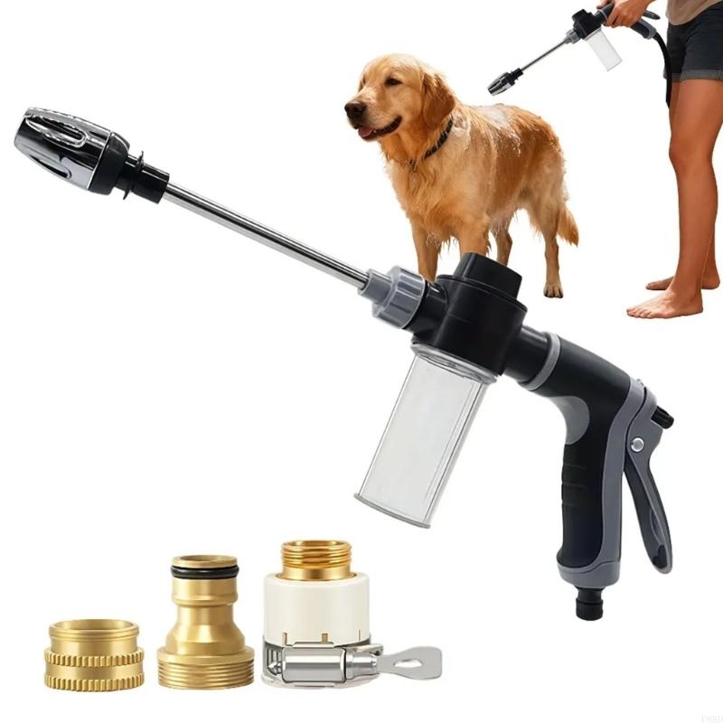 Outdoor Power Washer - Uzun Saplı ve Püskürtme Nozullu Kullanımına