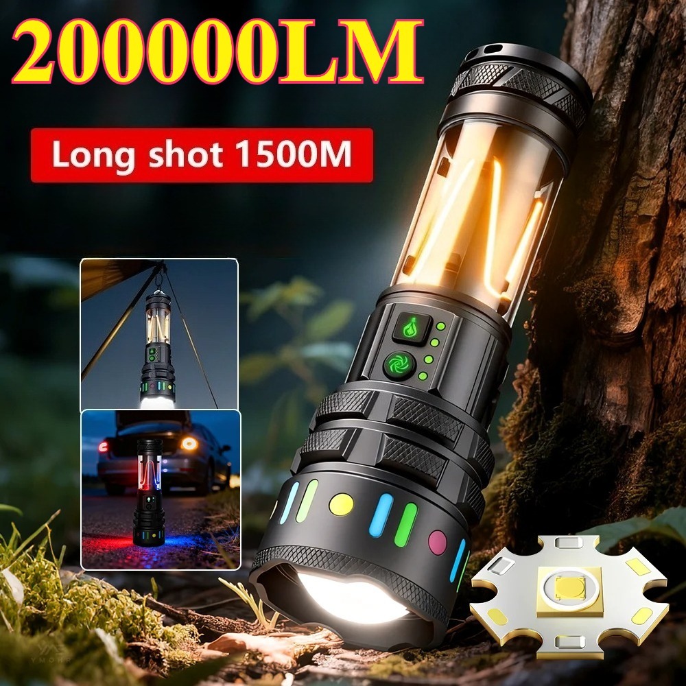 Outdoor Powerbank - Güçlü Ultra Parlak LED El Feneri
