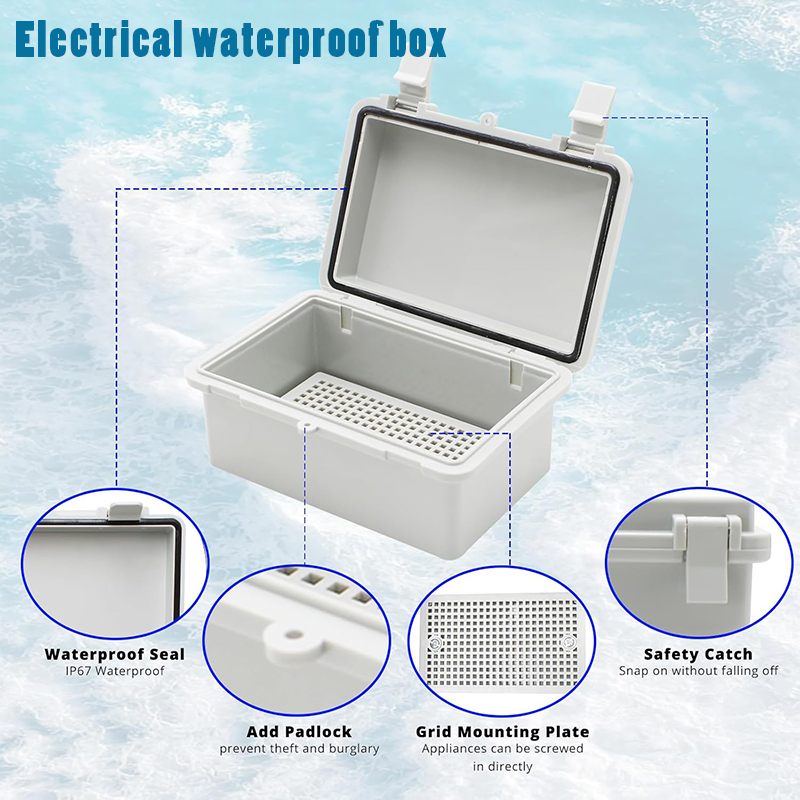 Outdoor Power Outlet Box - IP66 Su Geçirmez Güç Elektrik Bağlantı