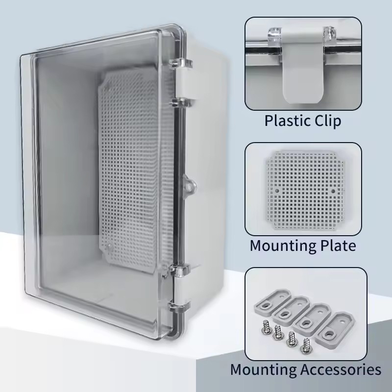 Outdoor Power Outlet Box - IP66 Elektrik Plastik Kutusu ABS Güç