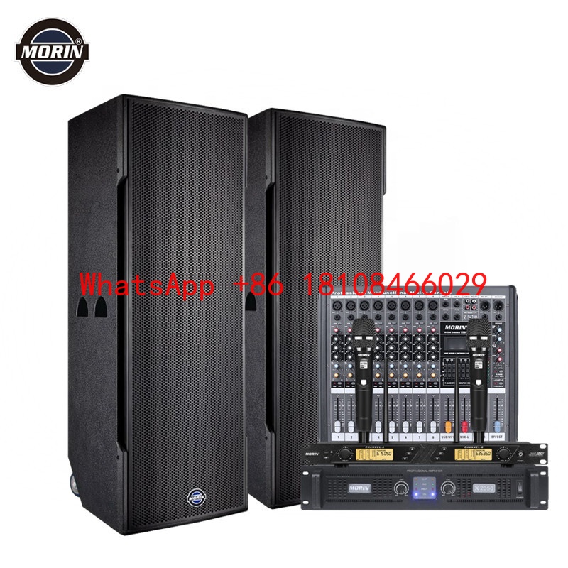 Outdoor Power Amplifier - MORIN Çift 15 İnç Süper Woofer