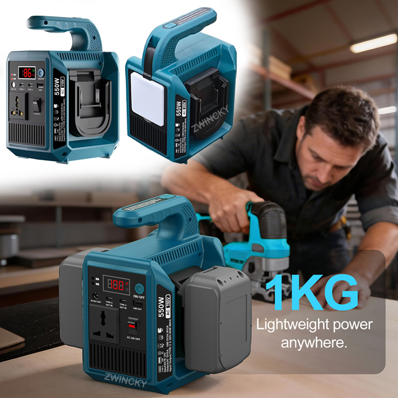 Outdoor Power Inverter - Makita 18V Pil için 550W Taşınabilir