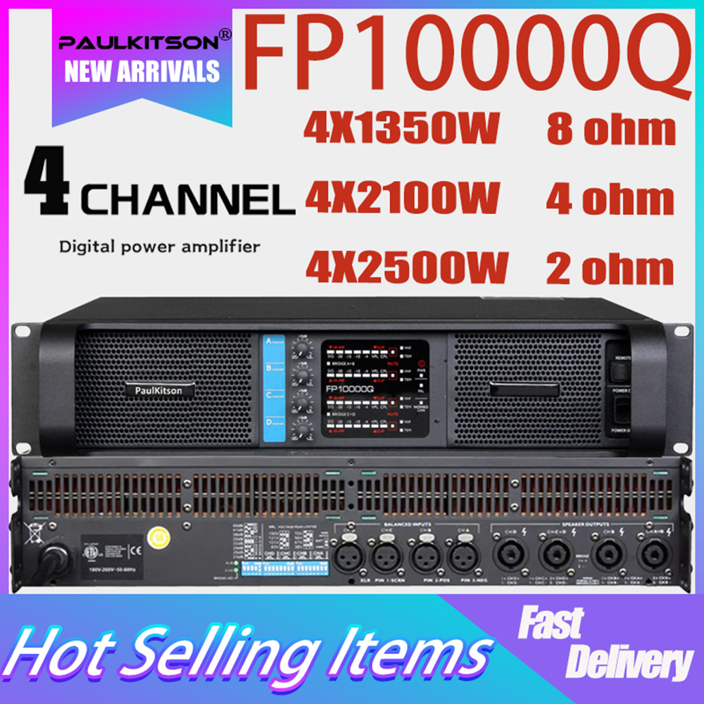 Outdoor Power Amplifier - Paulkitson FP10000q 2500W 4 Kanal Profesyonel
