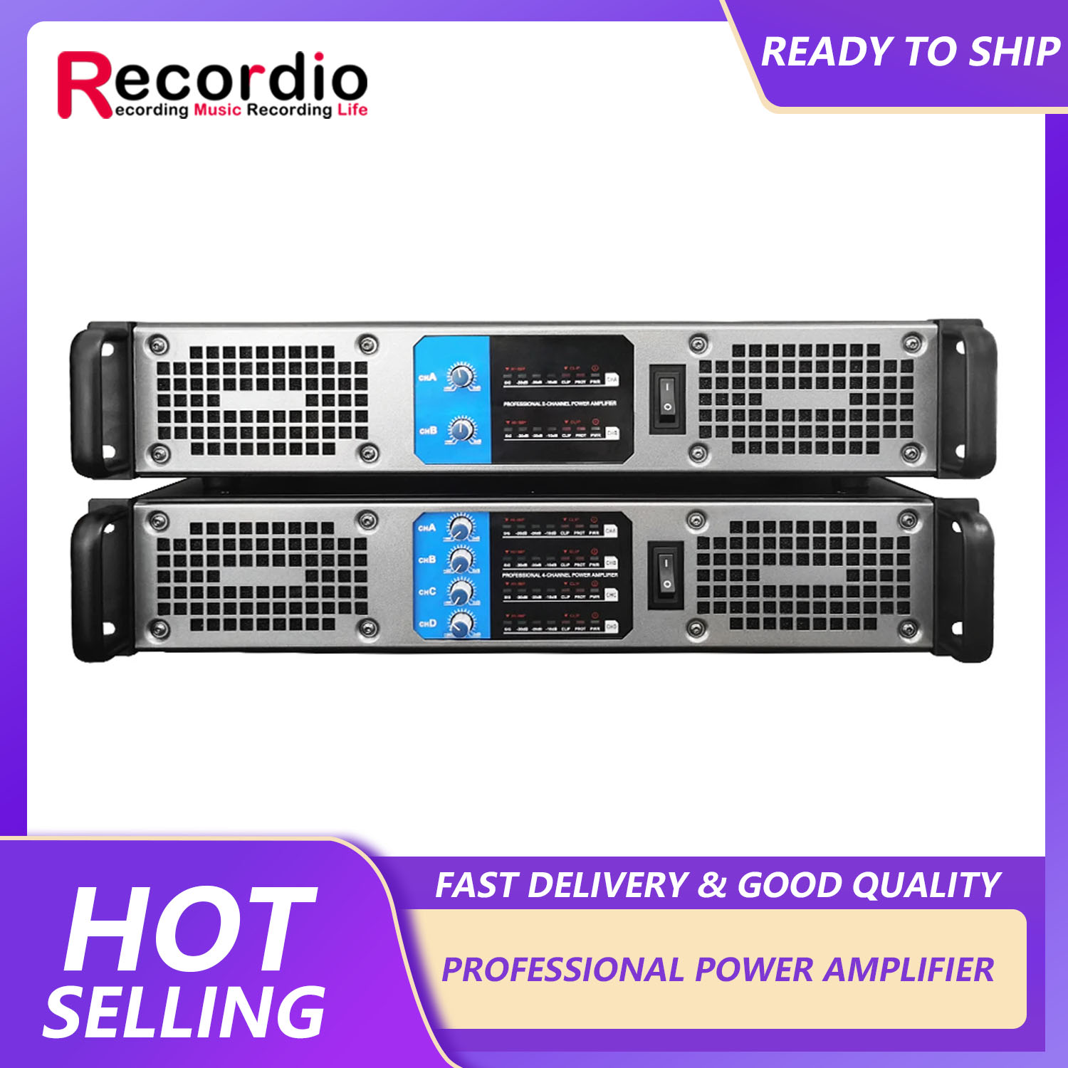 Outdoor Power Amplifier - GAP-602 Dış Mekan Sahne Amplifikatörü için