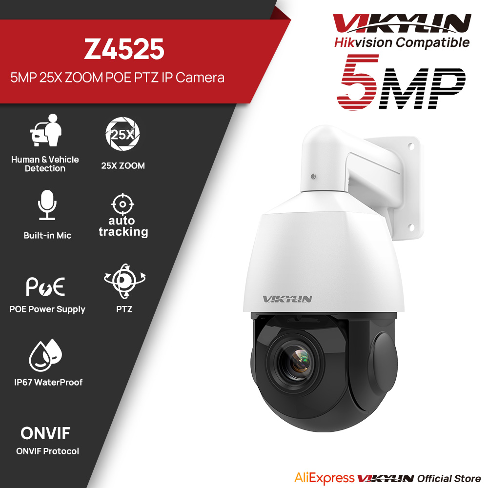 Outdoor Power G Motion - Vikylin 5MP PTZ 25X Optik Zoom