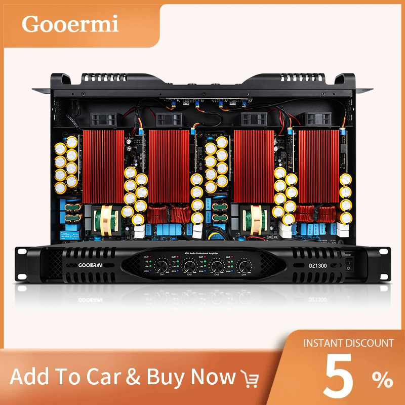 Outdoor Power Amplifier - Gooermi DE2300 1U 4 Kanallı Dijital