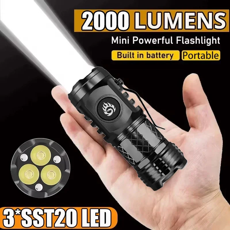 Outdoor Power Supply - Yüksek Güçlü Taktik El Feneri 3LED