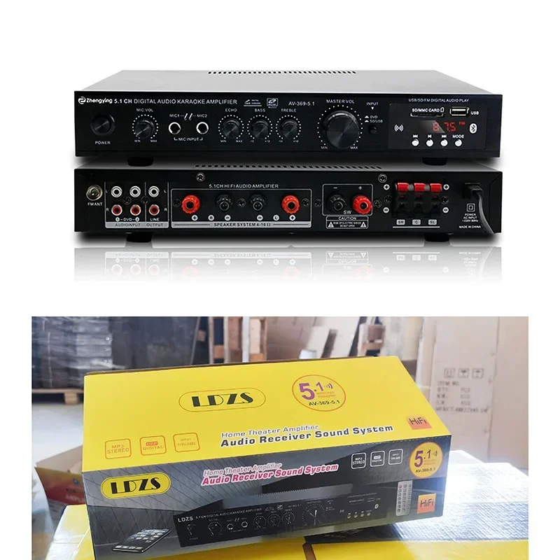 Outdoor Power Amplifier - Dayanıklı 5.1 Kanal Ağır Baslı Yüksek