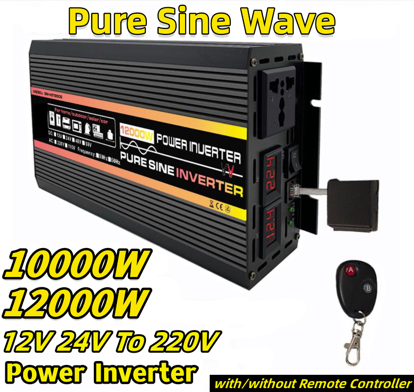 Outdoor Power Inverter - 10000/12000W saf sinüs dalga invertör DC