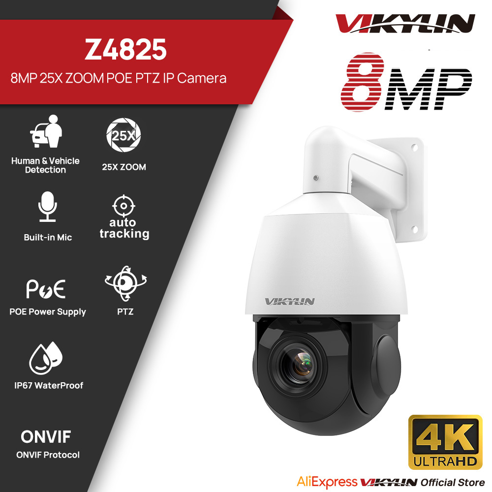Vikylin 4K 8MP PTZ 25X Zoom 10 - Outdoor Power G Motion incelemesi ve fiyatı