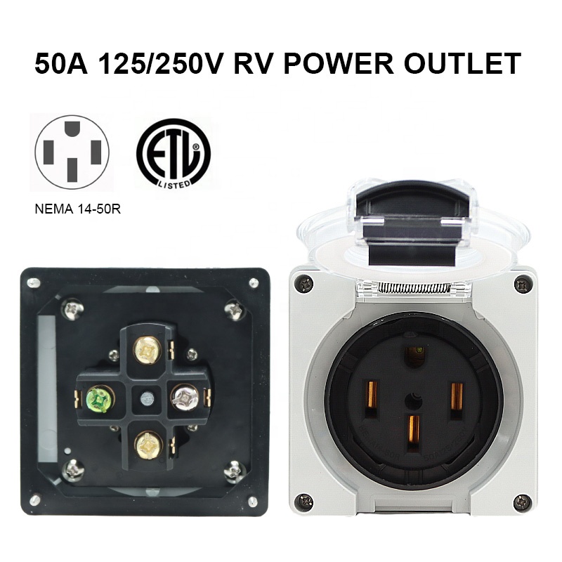 50 Amper Jeneratör Karavan Güç - Outdoor Power Receptacle incelemesi ve fiyatı