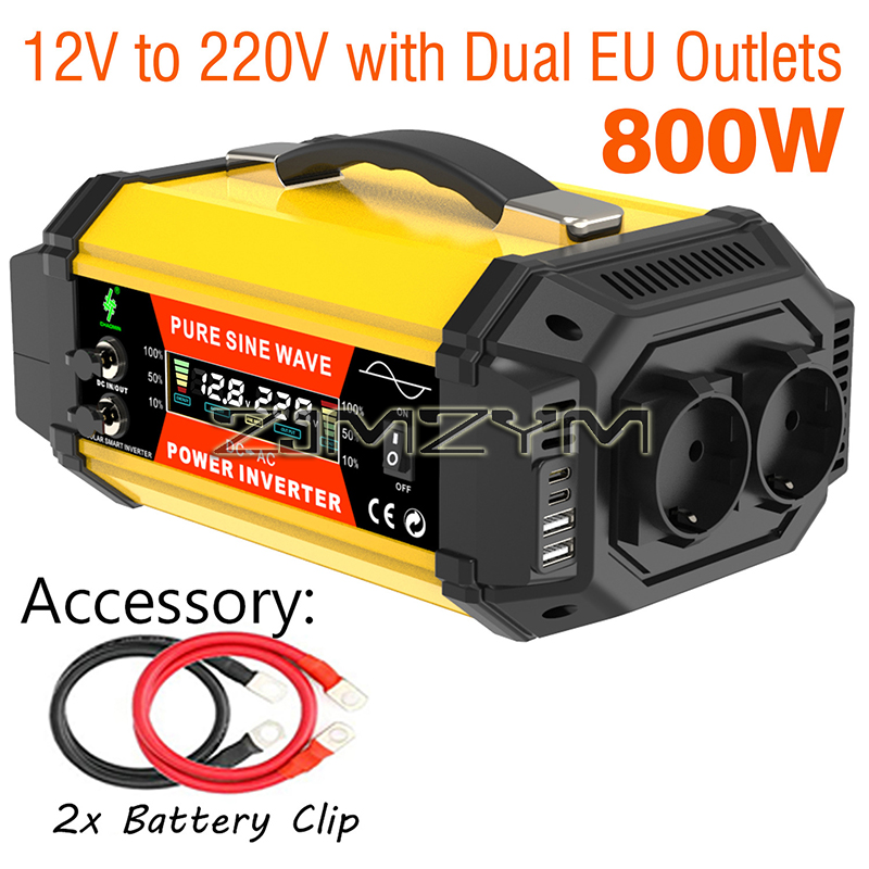 500W/800W/1000W Saf Sinüs Güç  - Outdoor Power Inverter incelemesi ve fiyatı