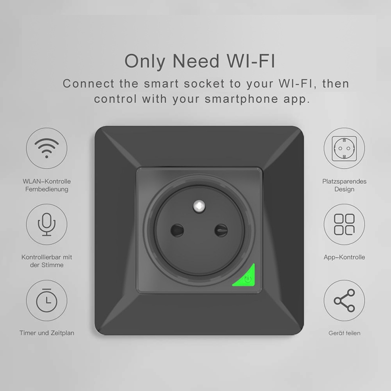 Avoir Zigbee Tuya IP66 açık su - Outdoor Zigbee Power Plug incelemesi ve fiyatı