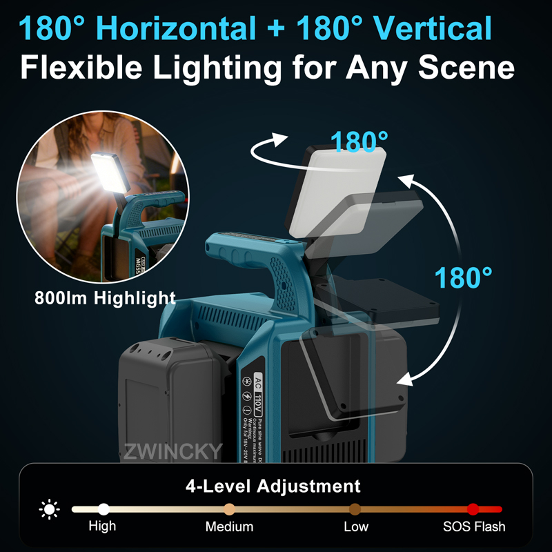 Makita 18V Pil için 550W Taşın - Outdoor Power Inverter incelemesi ve fiyatı