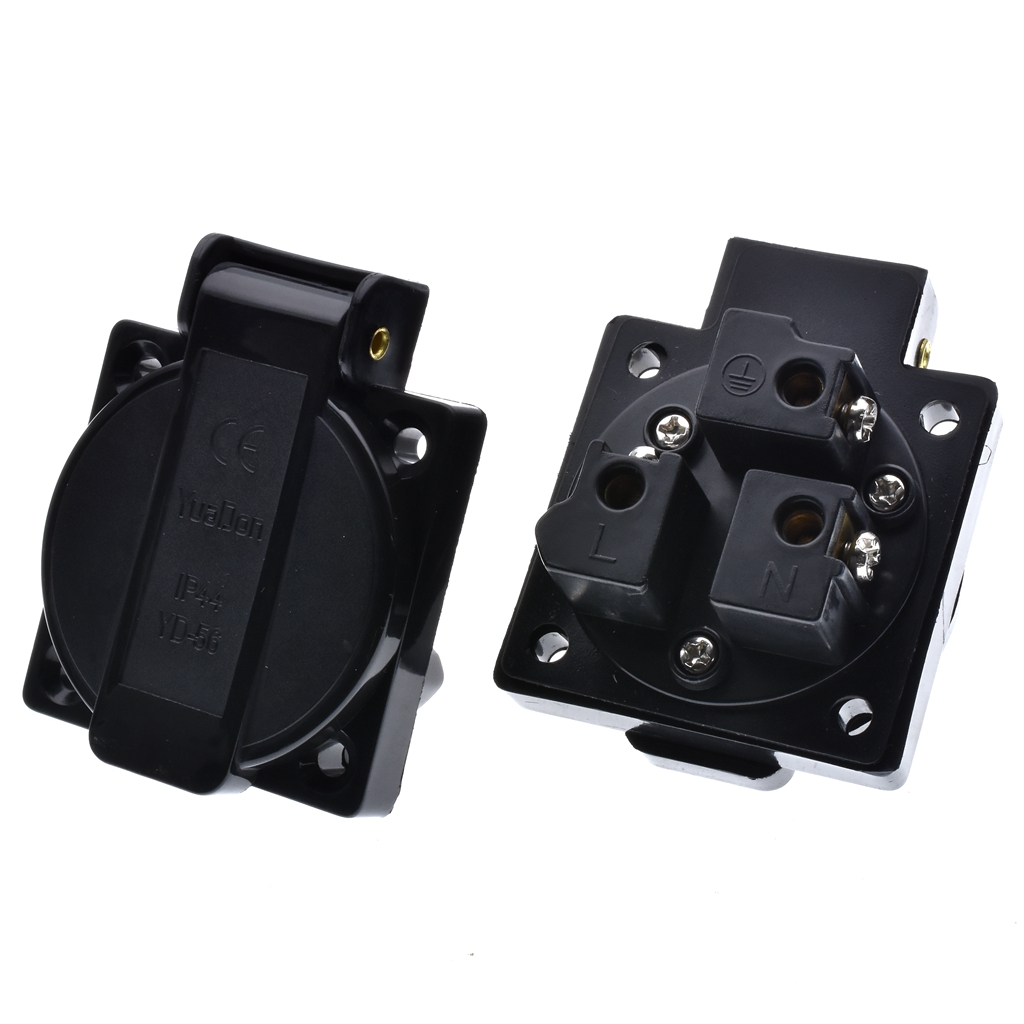 1 adet İngiltere Siyah Mavi 13 - Outdoor Power Receptacle incelemesi ve fiyatı