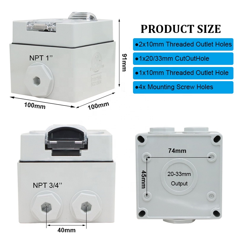 30Amp Güç Prizi Kutusu NEMA 14 - Outdoor Power Receptacle incelemesi ve fiyatı