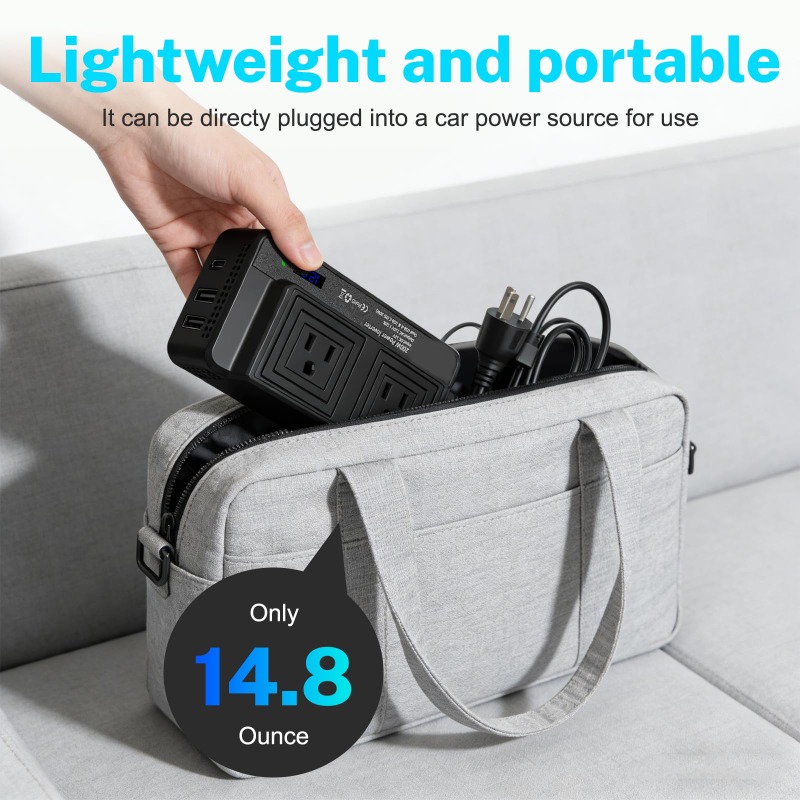200W Araç İnvertörü Güç Dönüşt - Outdoor Power Inverter incelemesi ve fiyatı