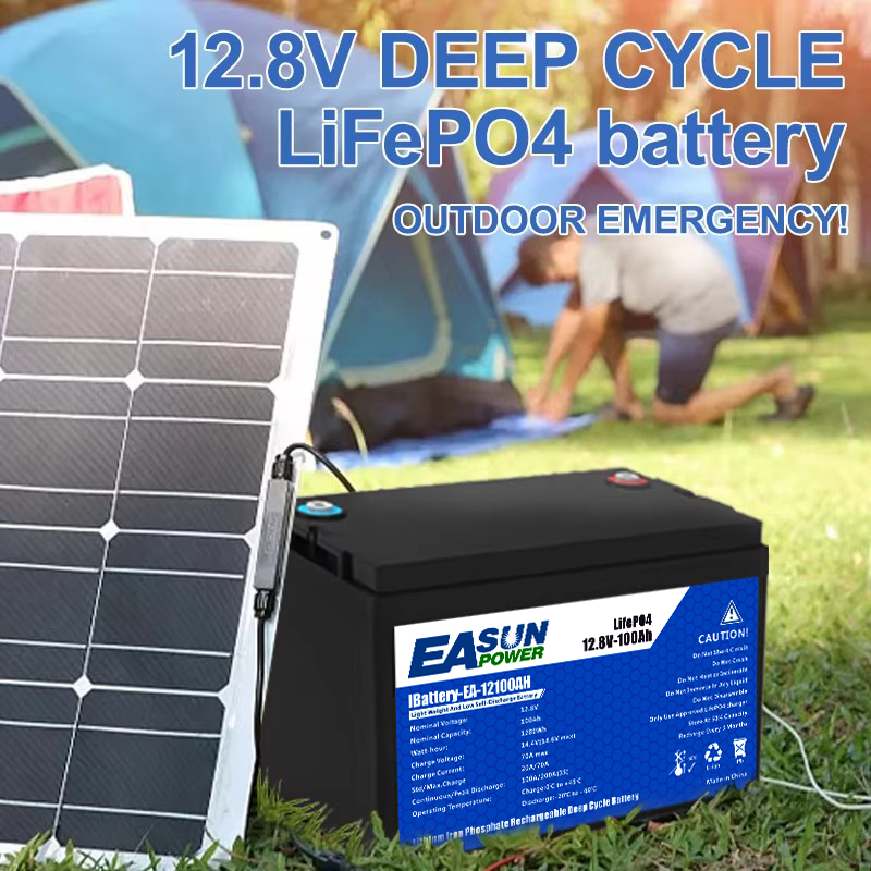 EASUN POWER 12V 100Ah LiFePO4  - Outdoor Power Inverter incelemesi ve fiyatı