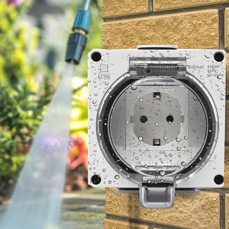 IP66 su geçirmez güç prizi Dış - Outdoor Power Receptacle incelemesi ve fiyatı