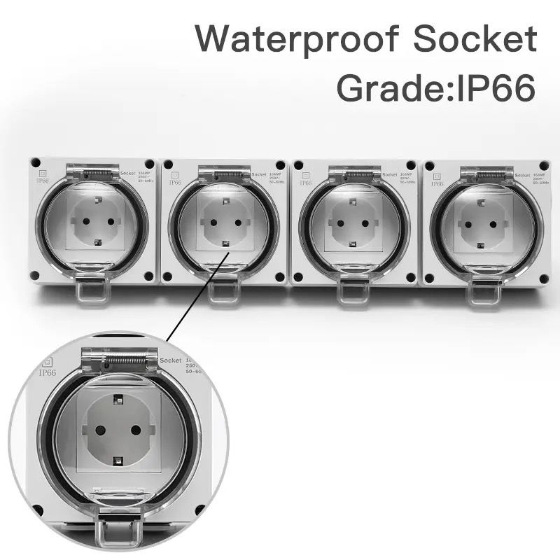 IP66 su geçirmez güç prizi Dış - Outdoor Power Receptacle incelemesi ve fiyatı