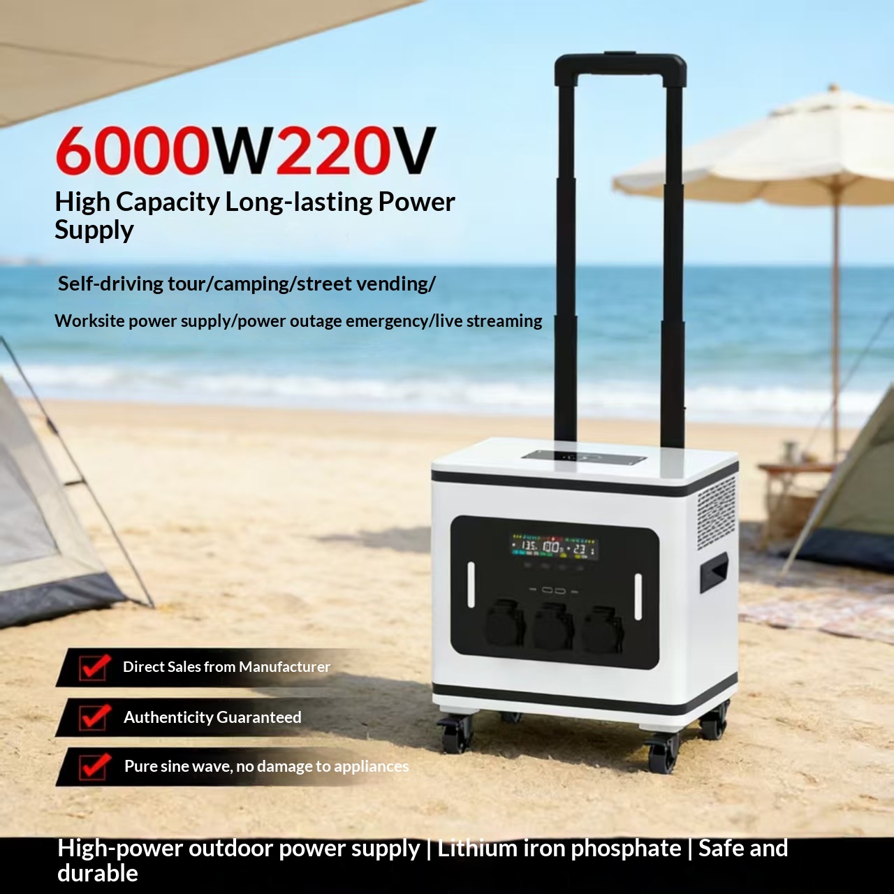 Lityum İyon Pil Dış Mekan Mobi - Outdoor Power Supply incelemesi ve fiyatı