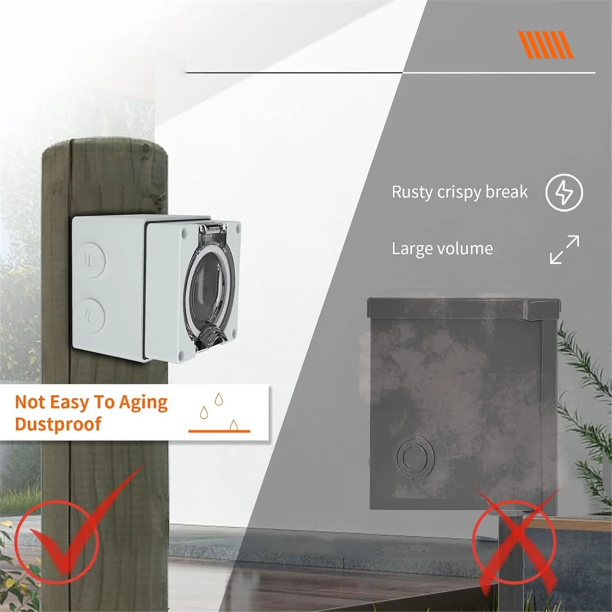 Güç Priz Kutusu, 125/250Volt N - Outdoor Power Receptacle incelemesi ve fiyatı