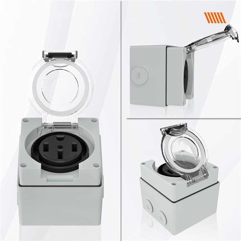 ABZL 6X 50Amp Güç Çıkış Kutusu - Outdoor Power Receptacle incelemesi ve fiyatı