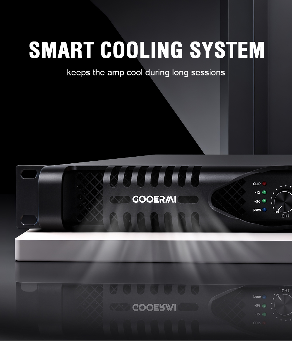 Gooermi DE2300 1U 4 Kanallı Di - Outdoor Power Amplifier incelemesi ve fiyatı