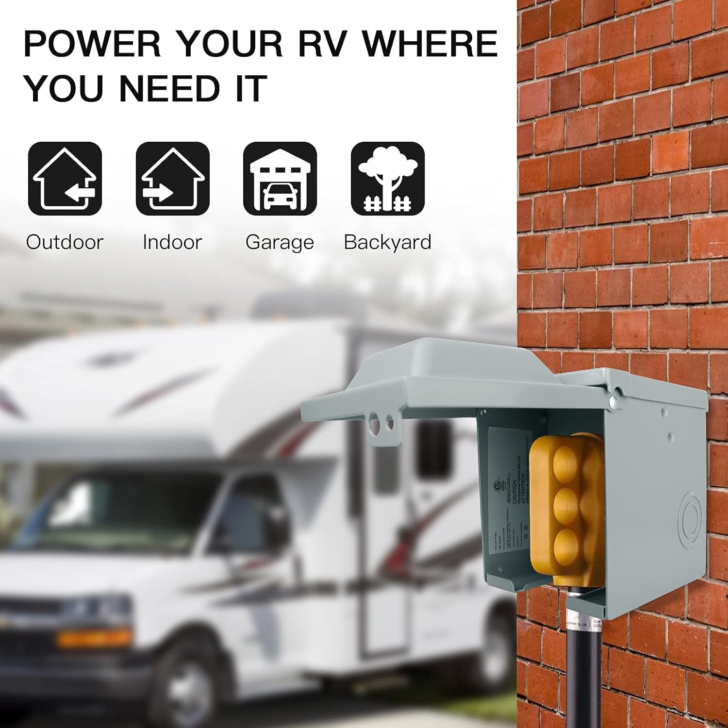 30/50 Amp 125/250 Volt RV Güç  - Outdoor Power Receptacle incelemesi ve fiyatı