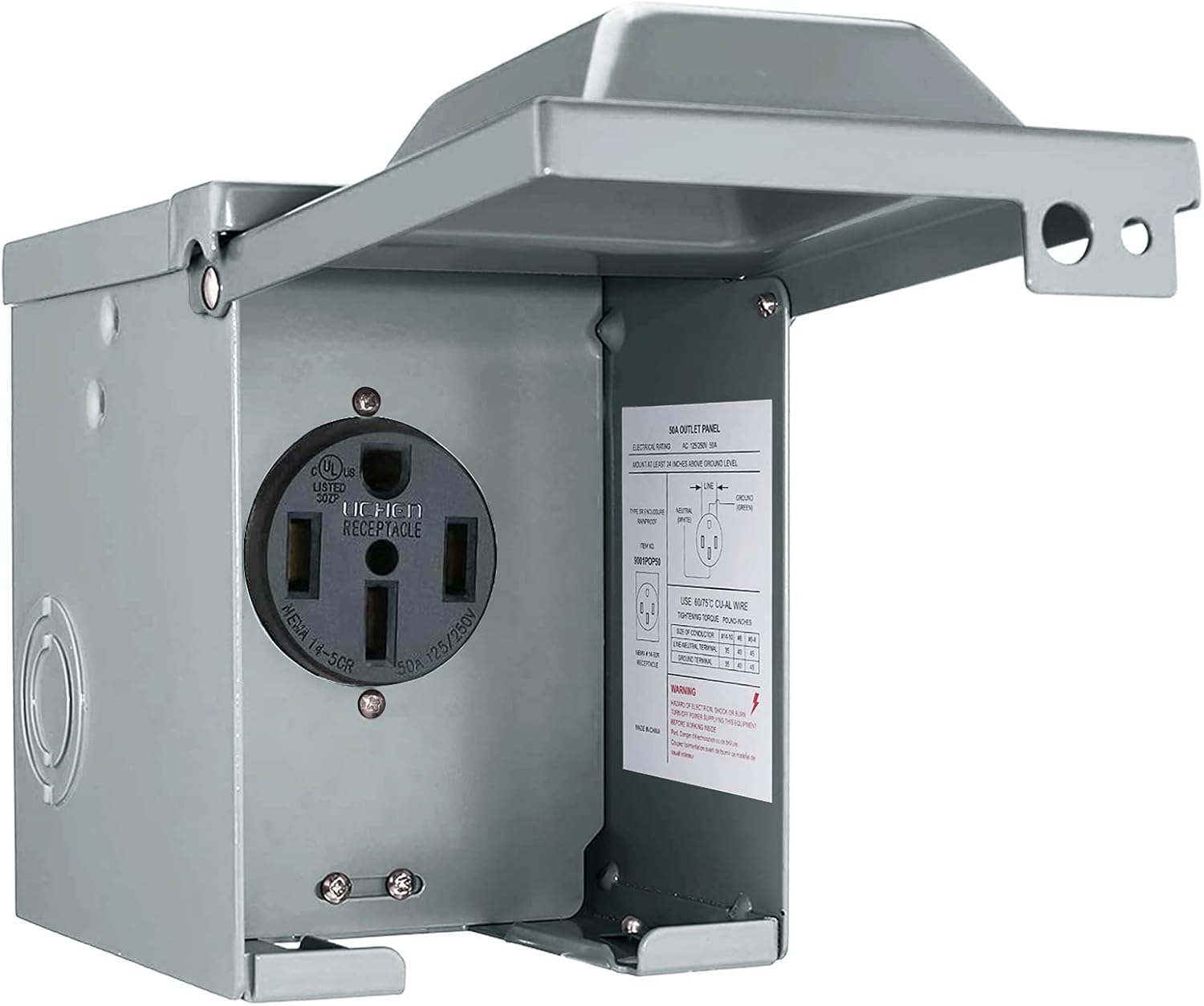 30/50 Amp 125/250 Volt RV Güç  - Outdoor Power Receptacle incelemesi ve fiyatı