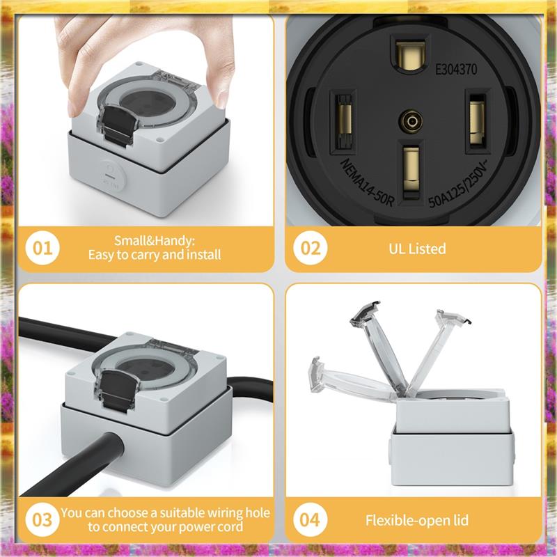 AA46 HOT-50Amp Dış Mekan Güç Ç - Outdoor Power Receptacle incelemesi ve fiyatı