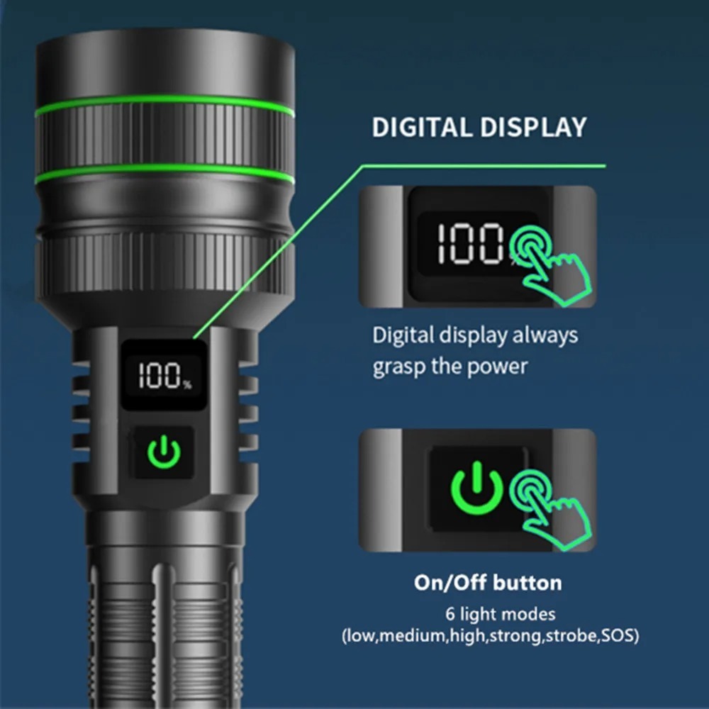 Güçlü LED El Feneri Yakınlaştı - Outdoor Powerbank incelemesi ve fiyatı