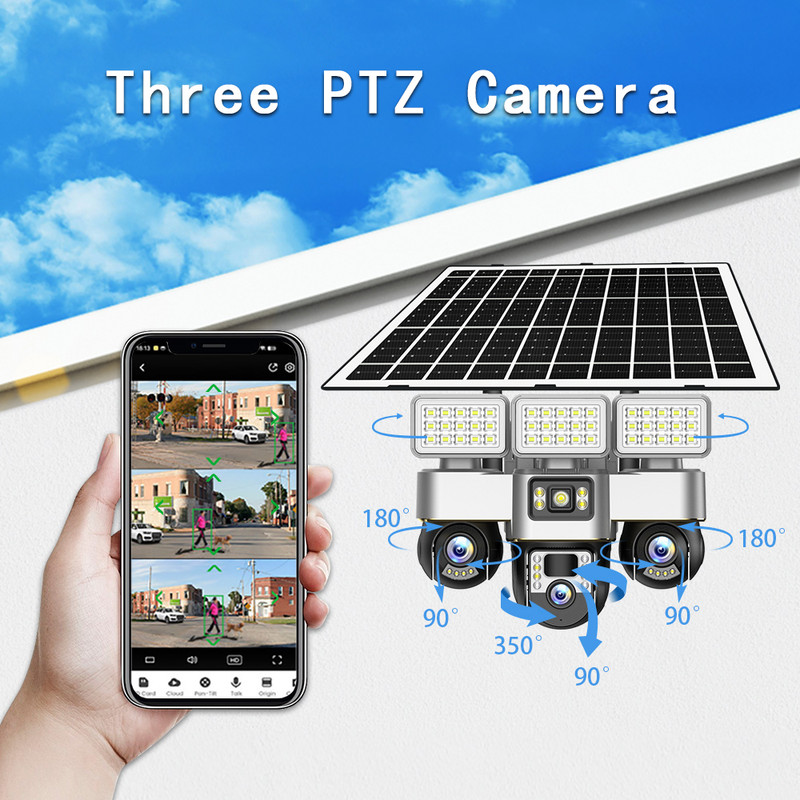 3 Ekranlı 3 Lensli 6MP Solar P - Outdoor Power G Motion incelemesi ve fiyatı